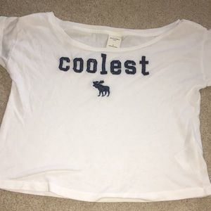 Abercrombie kids white shirt